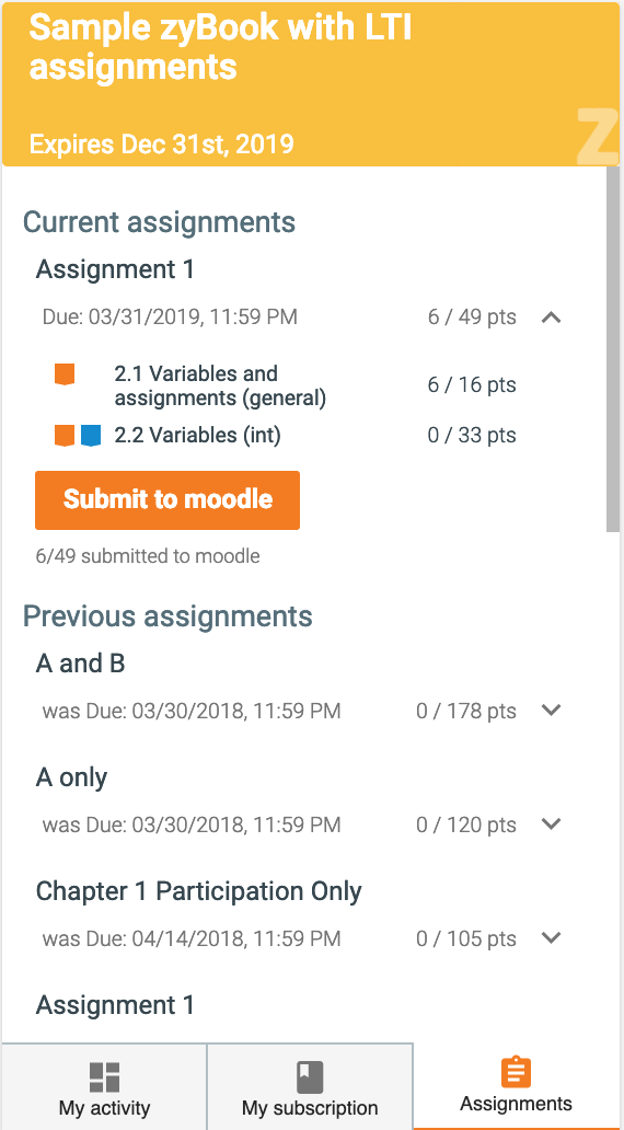 how to submit assignments in moodle