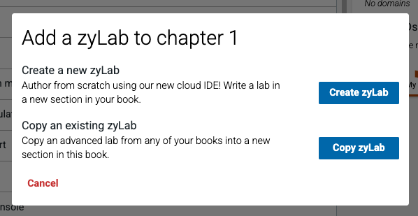 How to add and use Advanced zyLabs in your zyBook – zyBooks - Help center